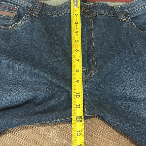 Prana Men’s Size 40x32 Straight Leg Jeans Blue Dark Wash Denim Outdoor Stretch - Picture 5 of 12